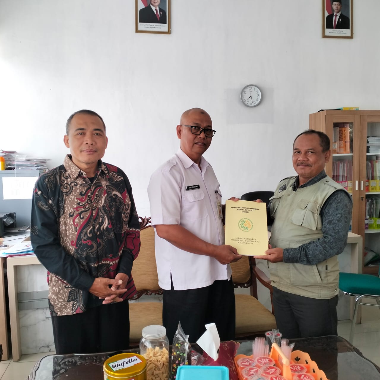 Silaturahiim dan Penyampaian Laporan Kegiatan YBKBB semester II 2024 ke Kantor Dinas Sosial Kabupaten Boyolali